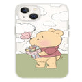 Iphone 13 Uyumlu Winnie The Pooh Tasarımlı Şeffaf Telefon Kılıfı