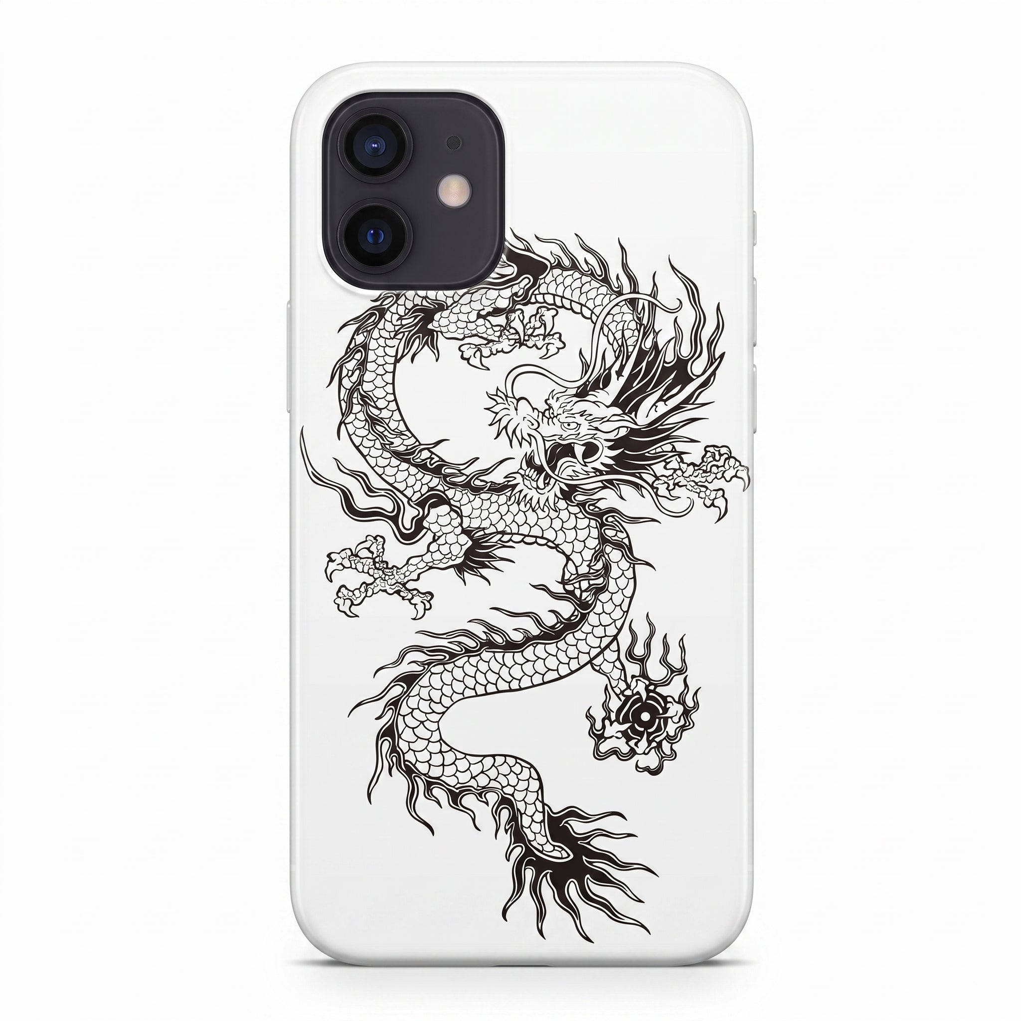 Iphone 12 Uyumlu Ejderha Desenli Lansman Kılıf