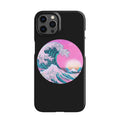 Iphone 14 Uyumlu Kanagawa Dalga Desenli Lansman Kılıf