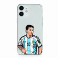 Iphone 13 Uyumlu Lionel Messi Desenli Şeffaf Telefon Kılıfı