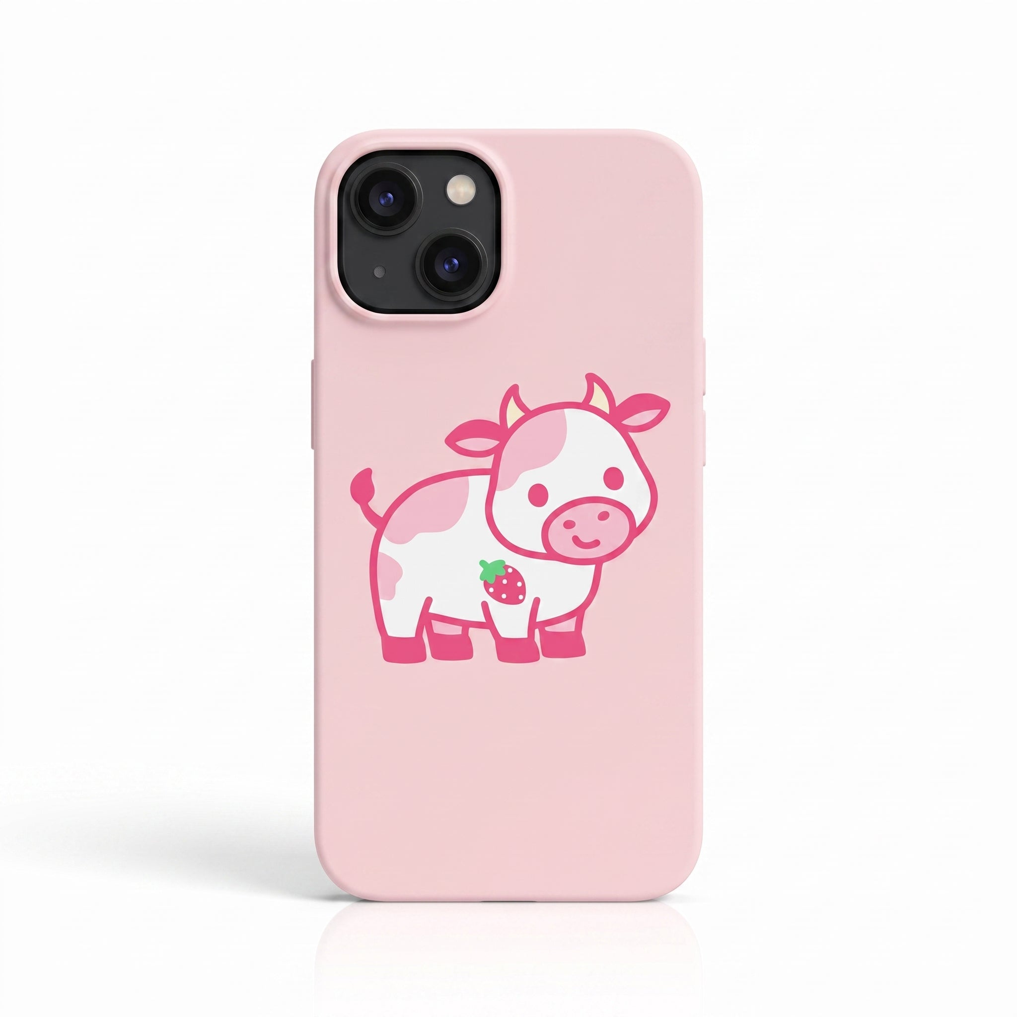 Iphone 13 Uyumlu İnek Desenli Lansman Kılıf