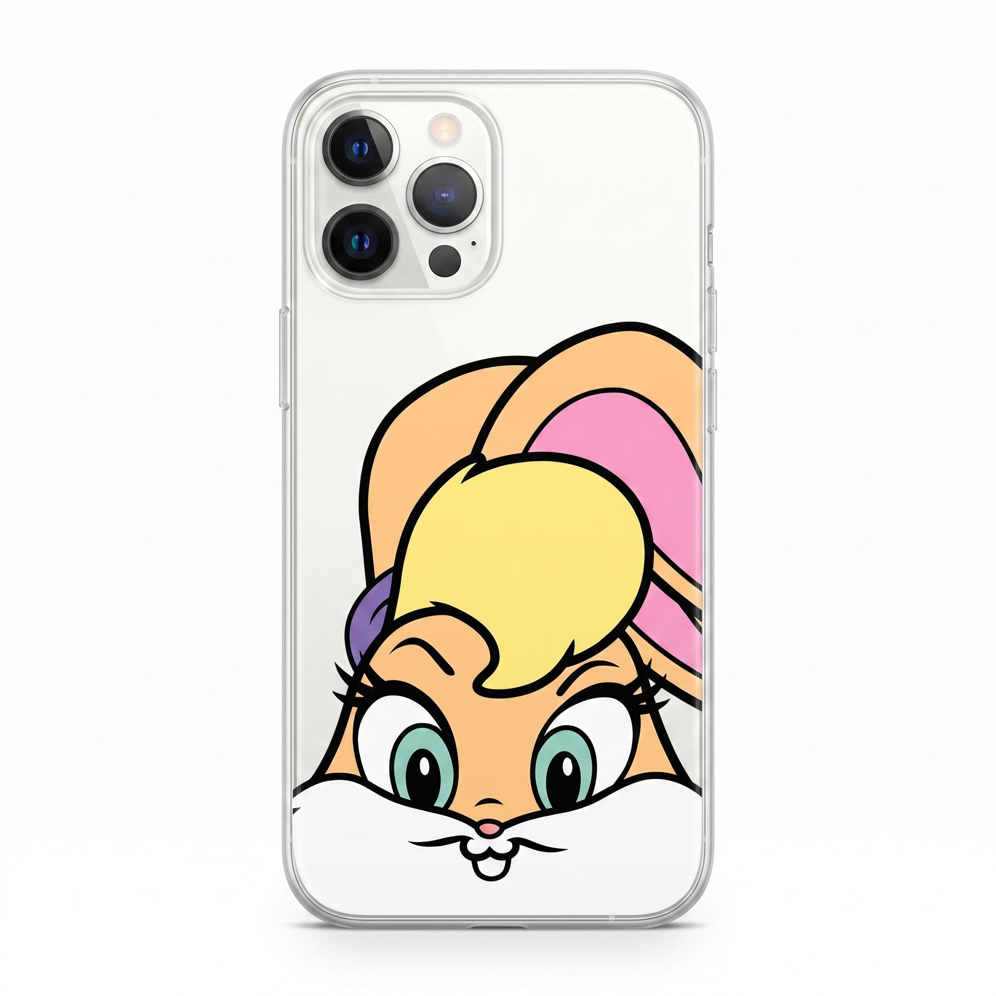 Iphone 13 Uyumlu Lola Bunny Desenli Şeffaf Telefon Kılıfı