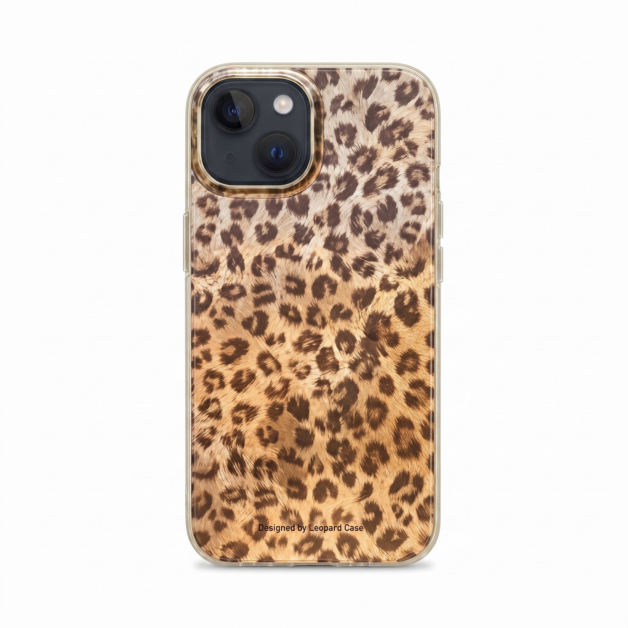 iPhone 13-14-15 Uyumlu Leopar Desenli Kılıf Darbe Emici İnce Tasarım Silikon Telefon Kılıfı