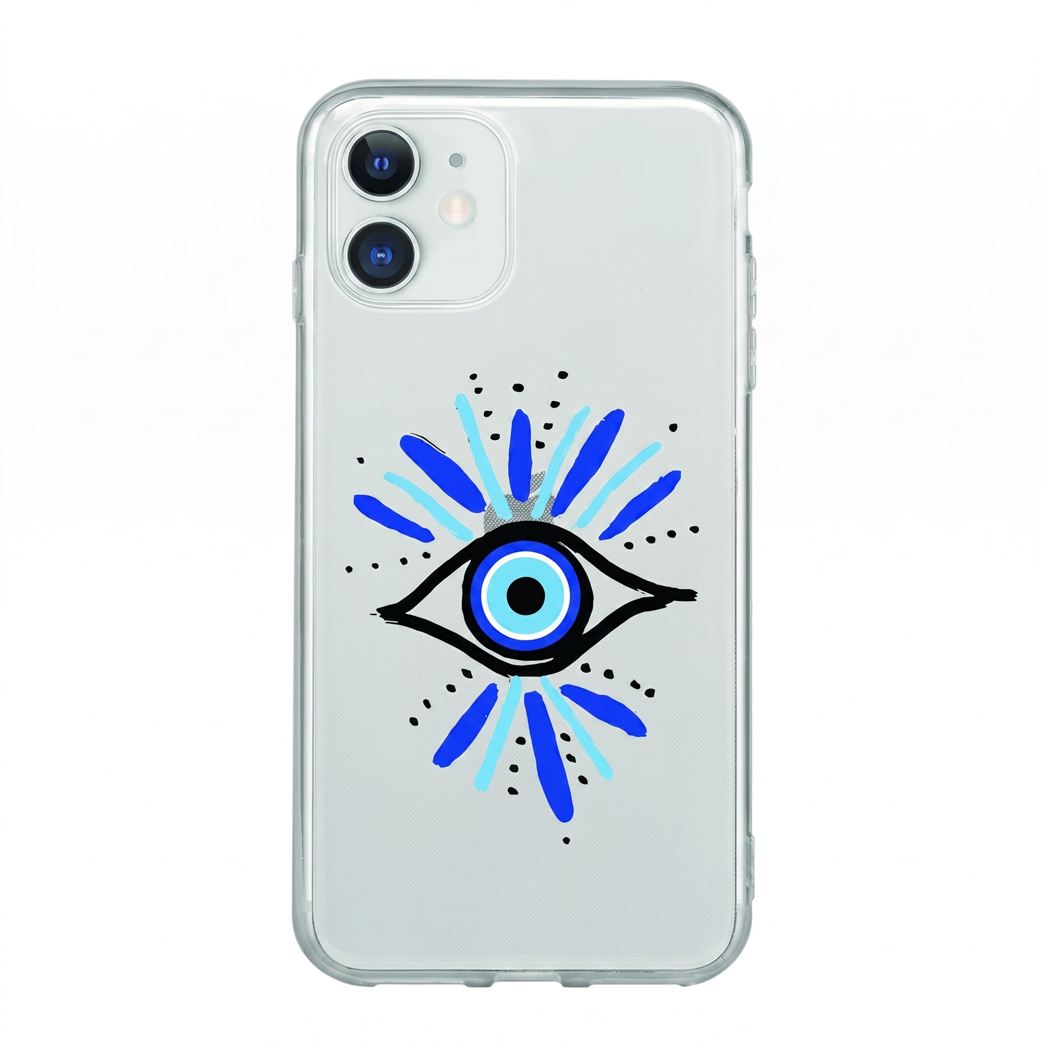 Iphone 13 Uyumlu Nazar Göz Desenli Lansman Kılıf