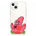 Iphone 15 Pro Max Uyumlu Patrick Star Desenli Şeffaf Telefon Kılıfı