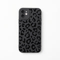 iPhone 17 Uyumlu Premium Siyah Leopar Desenli Kılıf Şık Tasarım, Kamera Korumalı Kılıf