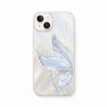 Iphone 15 - 14 - 13 Uyumlu Shine Platin Kelebek Renk Geçişli Parlak Tasarımlı Silikon Kılıf