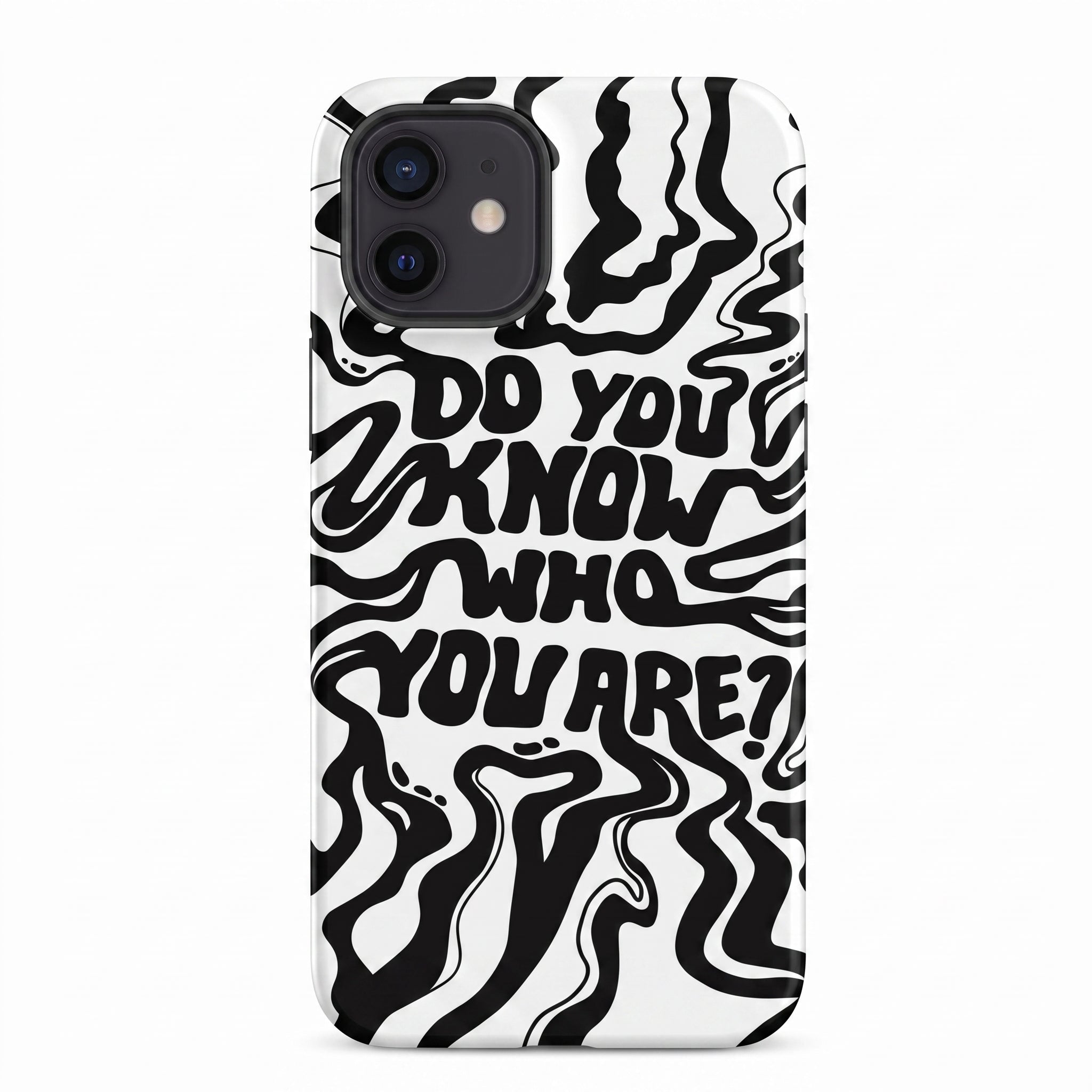 Iphone 14 Uyumlu Do You Know Who You Are Desenli Lansman Kılıf