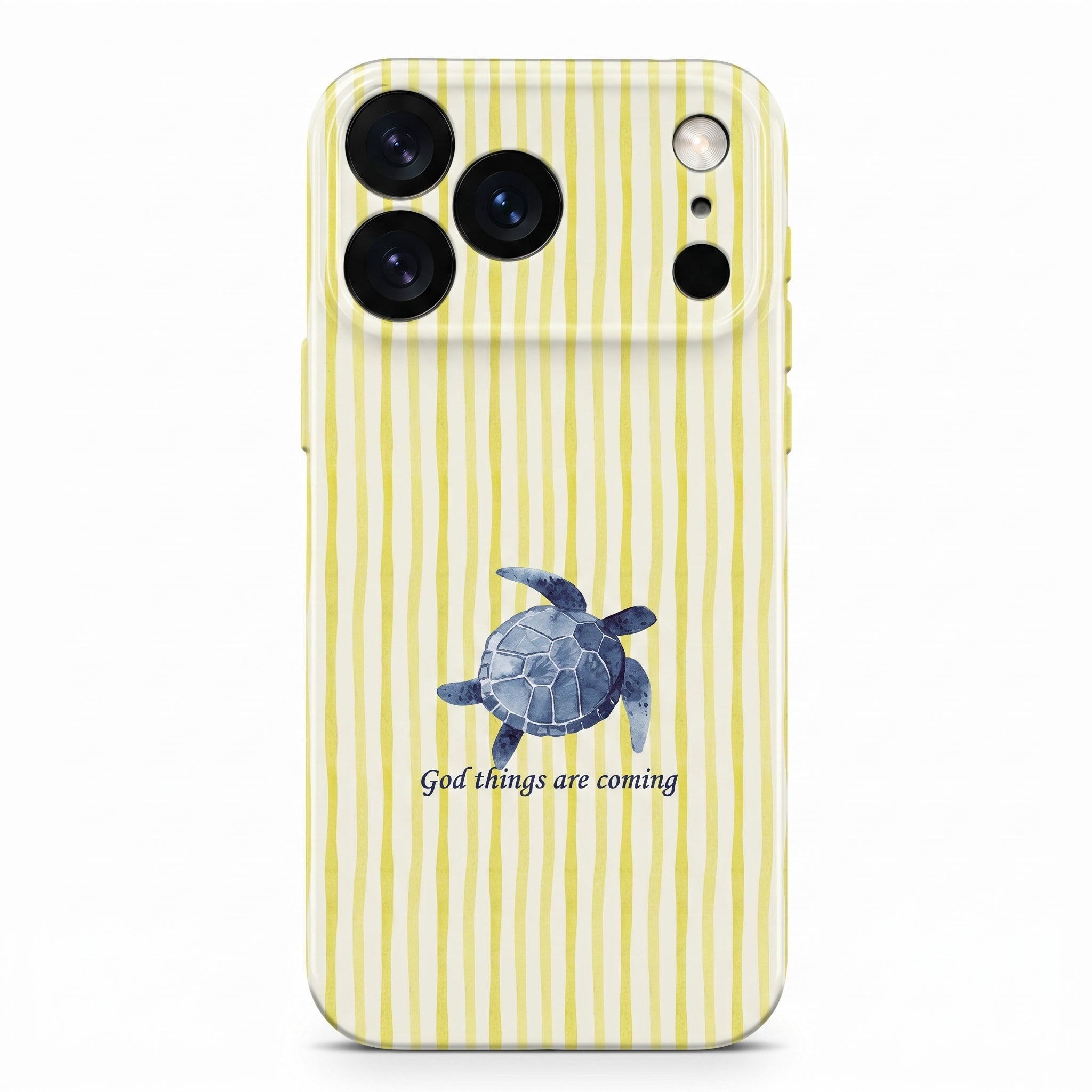 iPhone 16 Turtle Protect Slim Parlak Tam Kaplayan Baskı Kamera Korumalı Telefon Kılıfı