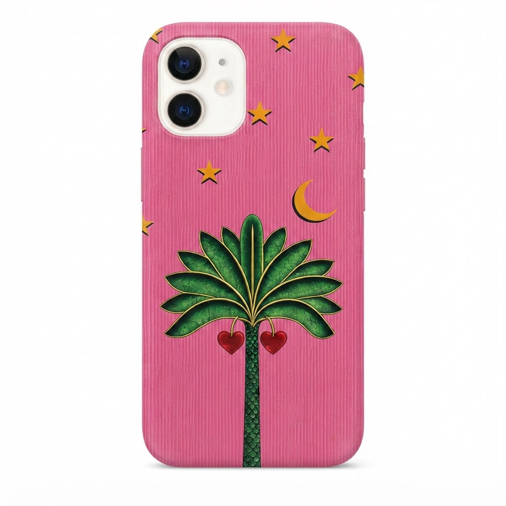iPhone 16 Pro Max Palm Protect Slim Parlak Tam Kaplayan Baskı Kamera Korumalı Telefon Kılıfı