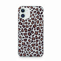 Iphone 14 Uyumlu Leopar Desenli Şeffaf Telefon Kılıfı